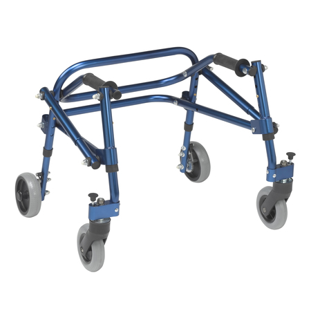 INSPIRED BY DRIVE Nimbo 2G Lightweight Posterior Walker, Extra Small, Knight Blue ka1200-2gkb